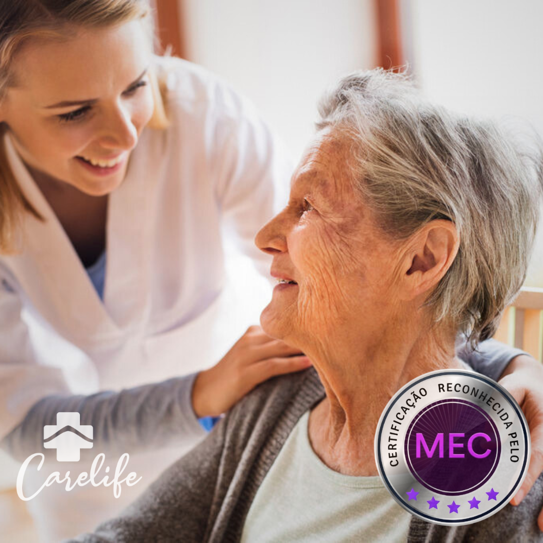 Curso de Cuidador de Idosos Presencial com Estágio